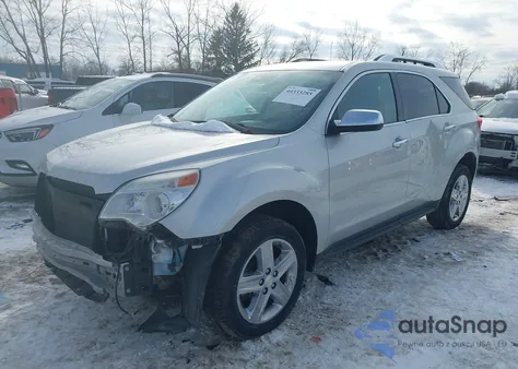 2015 Chevrolet Equinox Ltz z USA, uszkodzony, nr VIN 2GNALDEK2F1141086